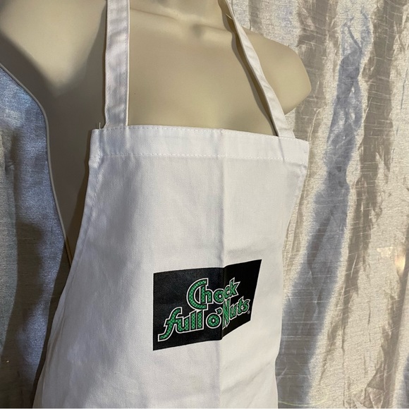 Chock Full O’Nuts apron, GUC O/S, one pocket. Poly cotton blend. - Picture 5 of 7